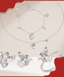 Bộ trang sức đính đá hồ ly