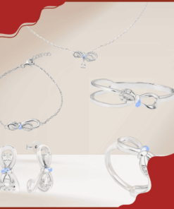 Bộ Trang Sức Bạc Đính Đá Phong Thủy Family Infinity