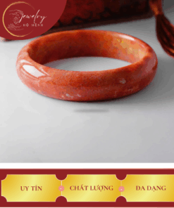Vòng tay đá san hô hóa thạch bản hẹ