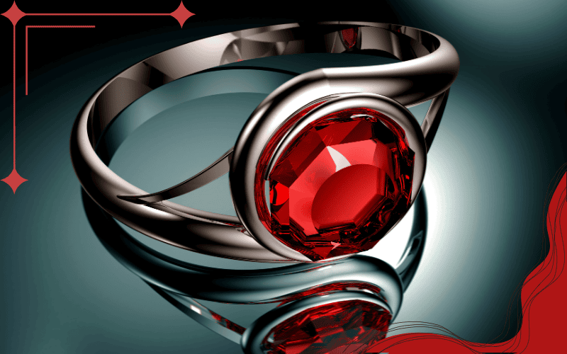 Nhẫn Ruby nhỏ xinh – phù hợp đeo hằng ngày