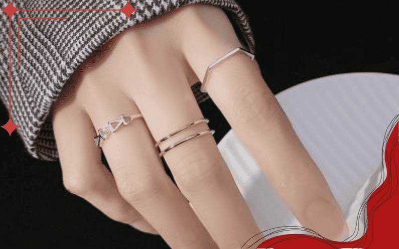 Nhẫn bản mảnh – Thanh thoát, nữ tính