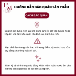 mẫu lắc chân đẹp hình hoa linh lan