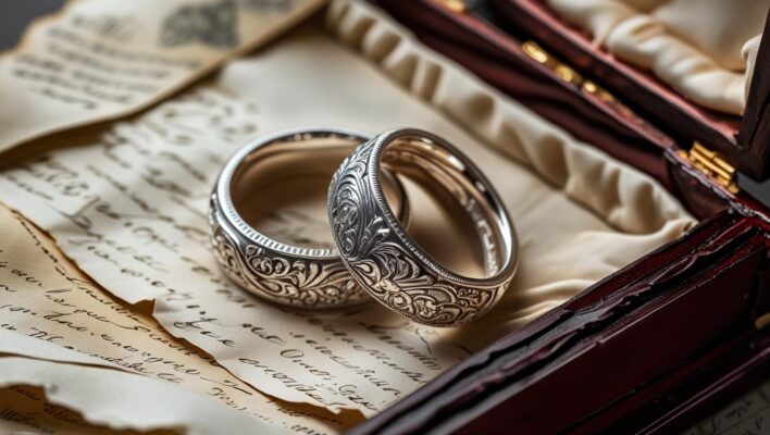 nhẫn cưới vàng trắng