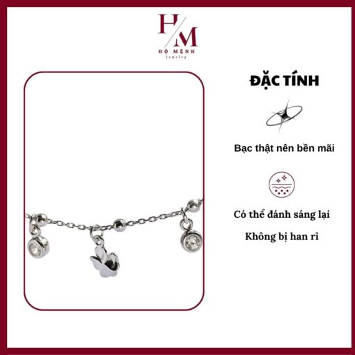 lắc chân cho nữ charm cỏ 4 lá