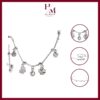 lắc chân cho nữ charm cỏ 4 lá