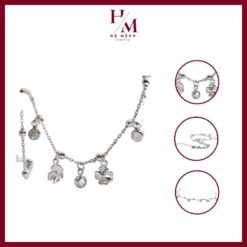 lắc chân cho nữ charm cỏ 4 lá