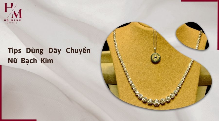 dây chuyền nữ bạch kim