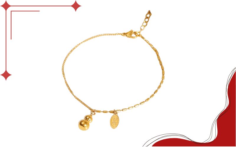 Chọn lắc chân nữ vàng 18K phù hợp phong cách