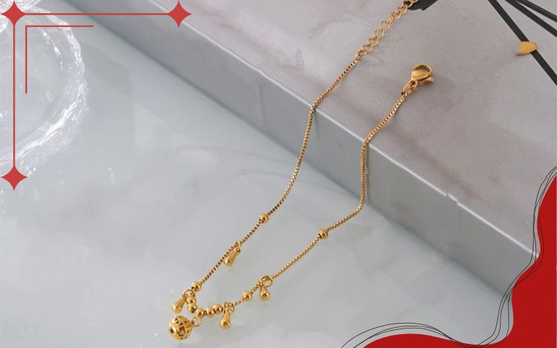 Lắc chân vàng cho nữ giúp thể hiện cá tính riêng