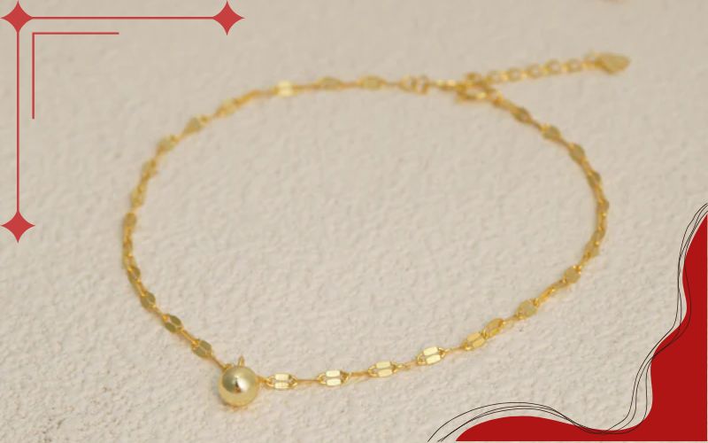 Lắc chân vàng cho nữ hợp phong thủy, mang lại tài lộc