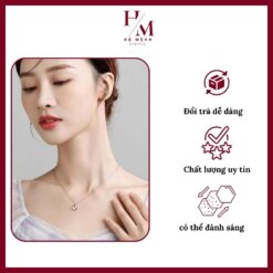 Dây Chuyền Ánh Trăng Bạc