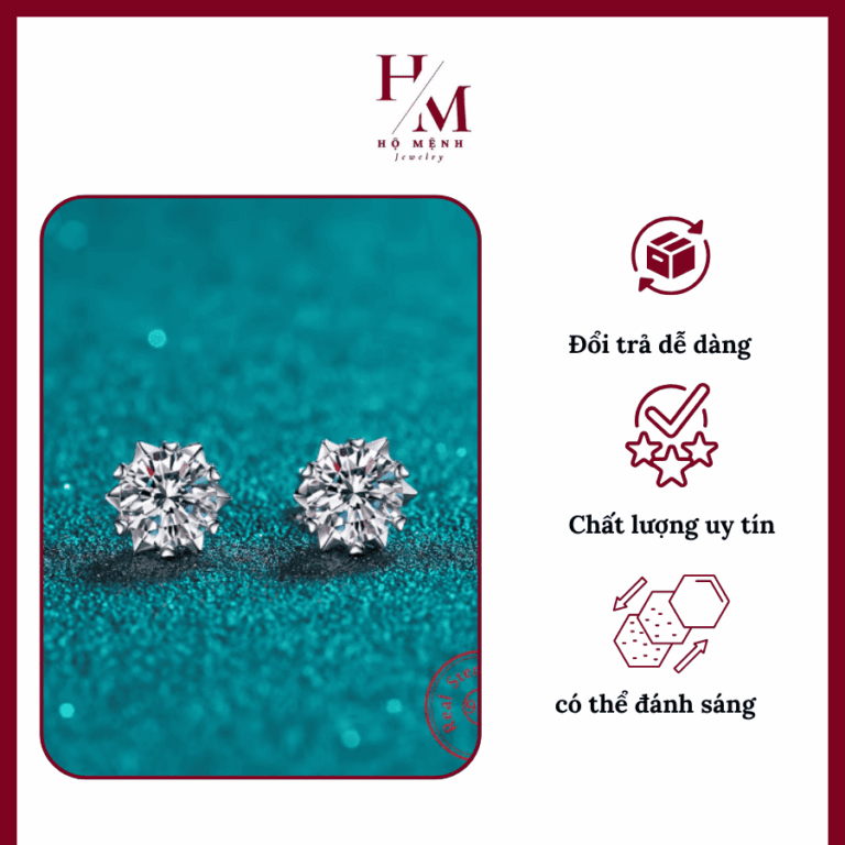 bông tai bạc bao nhiêu tiền